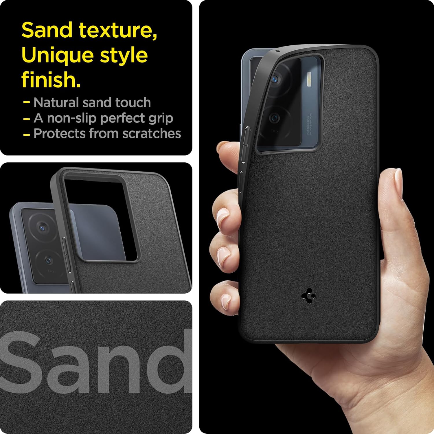 Essential® Sand Blast Back Cover Case For iQOO Z7/Z7s 5G - Image 4