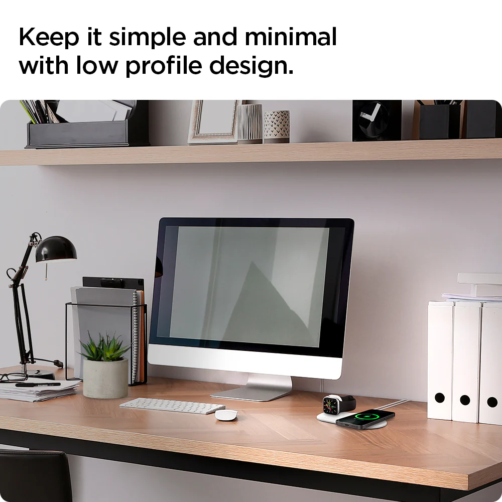 Mag Fit Duo 2 in 1 mobile stand Compatible with MagSafe Charger Stand - Image 20