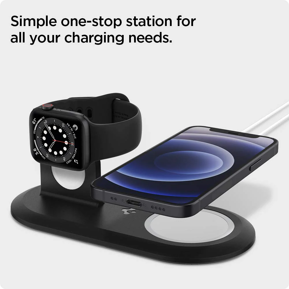 Mag Fit Duo 2 in 1 mobile stand Compatible with MagSafe Charger Stand - Image 23